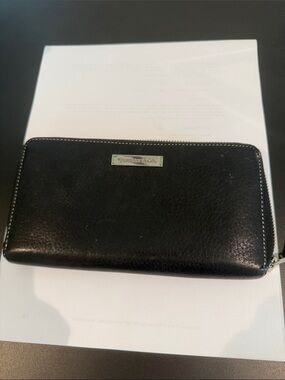 Tiffinany vintage   Zip-Around Leather Wallet